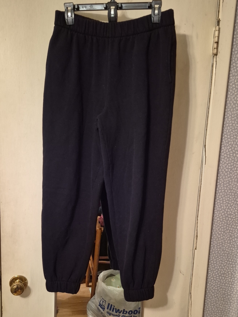 GAP Black Women's Fleece Jogger Pants